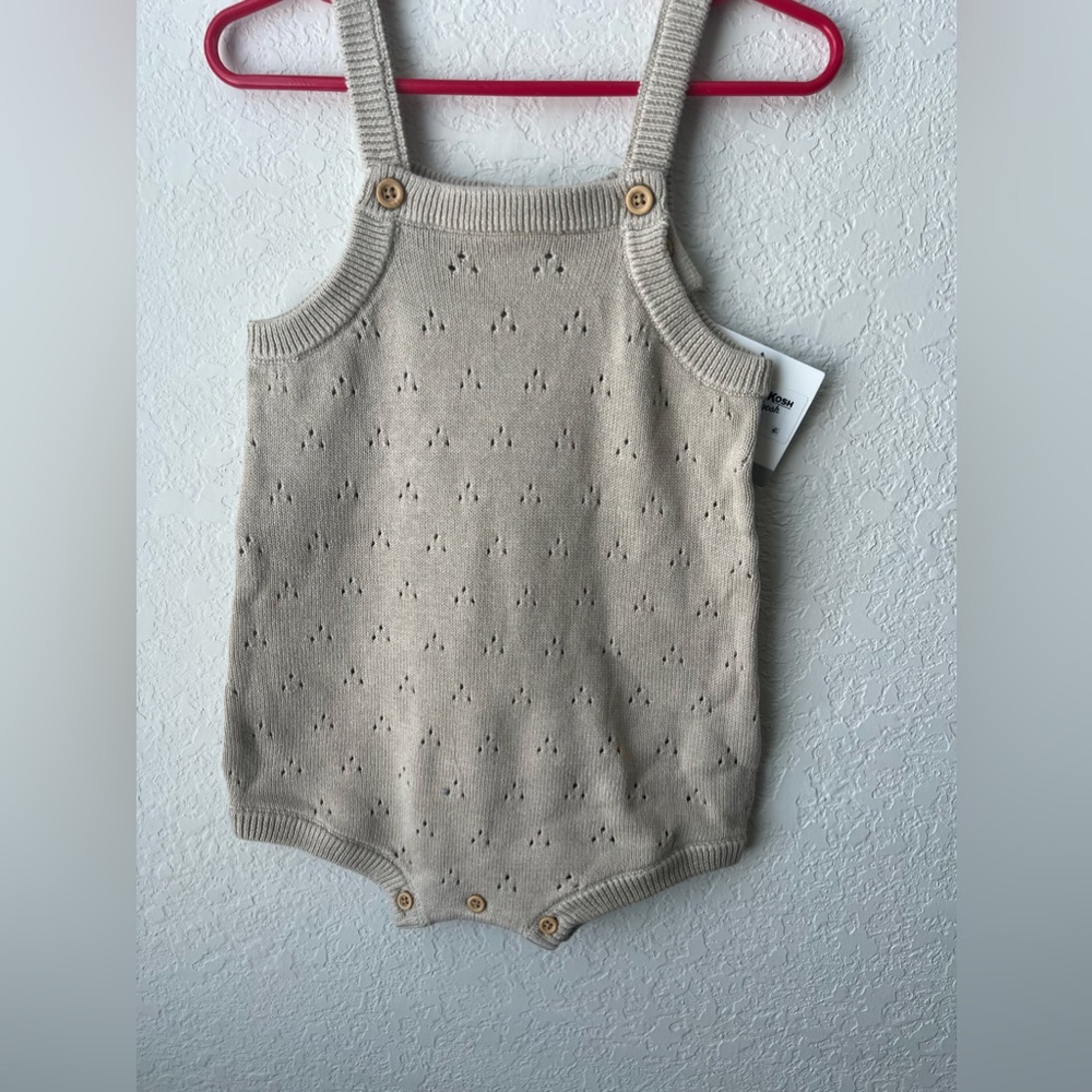 New Little Planet Baby Organic Sweater Knit shortalls - Picture 5 of 10